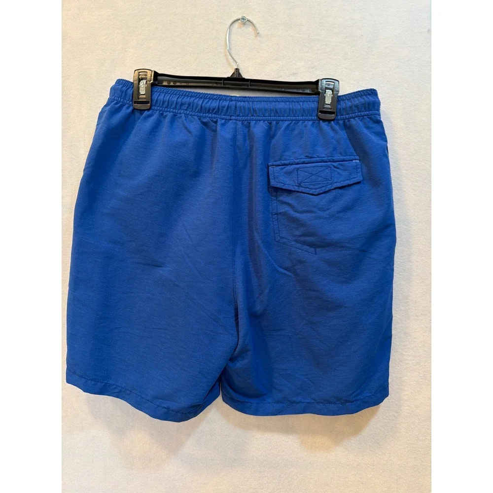 Tommy Bahama Blue Swim Trunks Shorts Mens Medium Elastic‎ Waist Lined